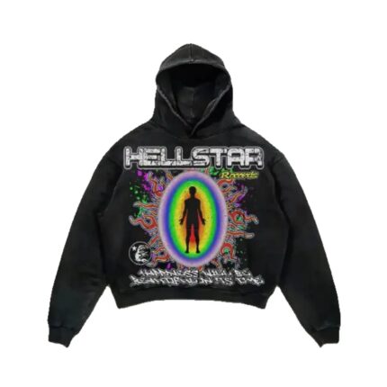 Black-Hellstar Stay in Peace Hoodie 1