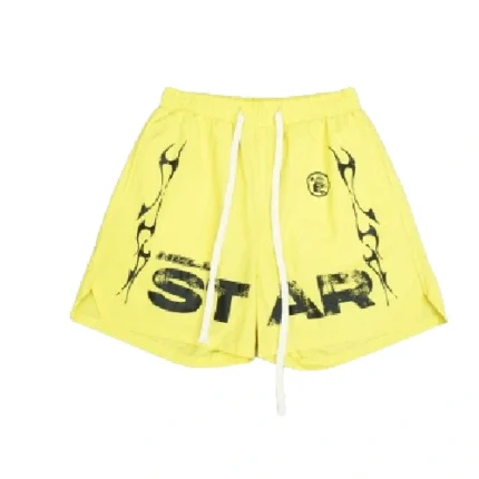 Hellstar-Shorts-Yellow-For-Men