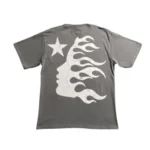 Grey-Hellstar Evil Smile T-Shirt-1-5