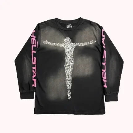 Black-Hellstar Christ Long Sleeve T-Shirt-5