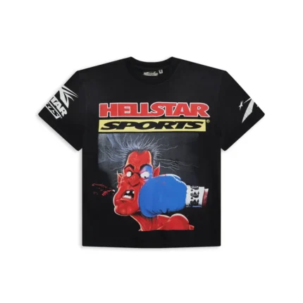 Black- Hellstar Knock Out T-Shirt-2